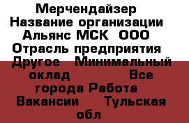 Мерчендайзер › Название организации ­ Альянс-МСК, ООО › Отрасль предприятия ­ Другое › Минимальный оклад ­ 23 000 - Все города Работа » Вакансии   . Тульская обл.